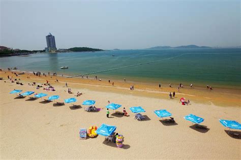 青島紅島海灘如何與海風的吹拂